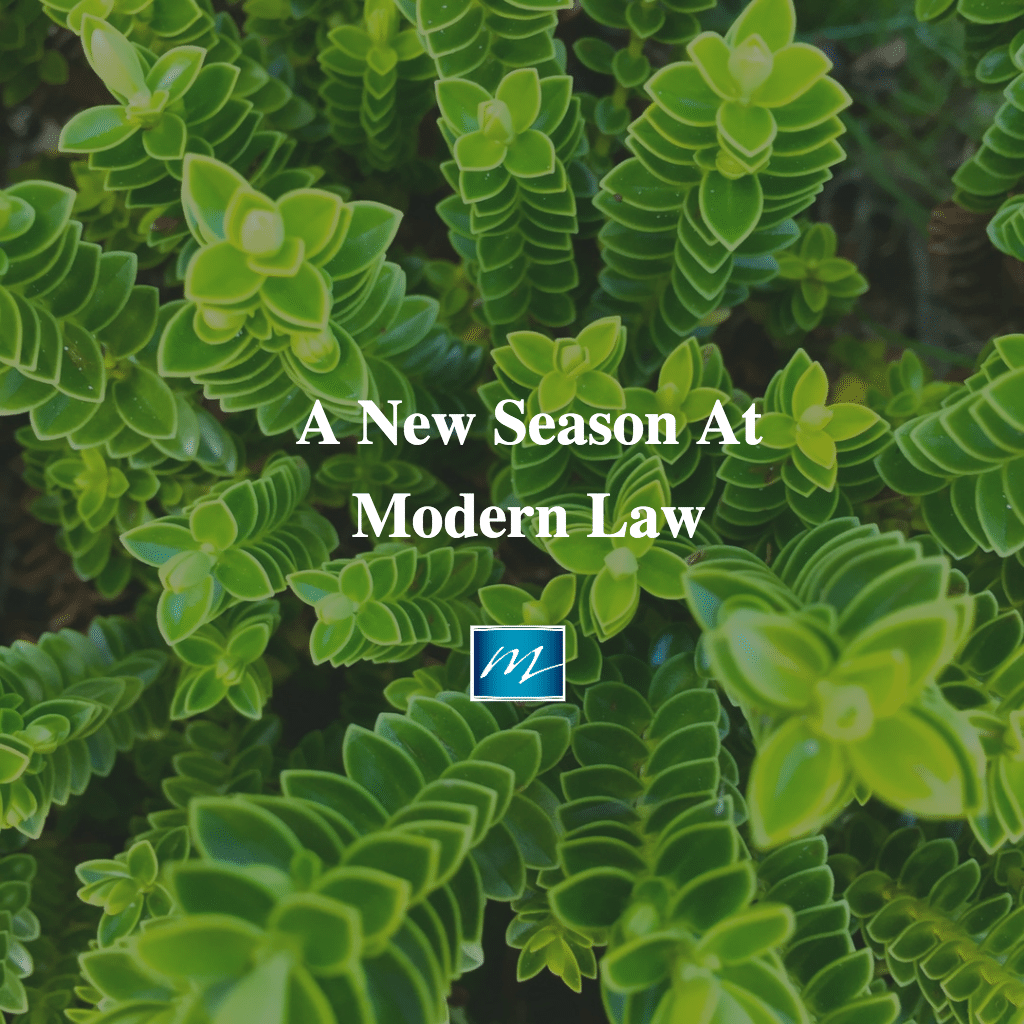A New Season At Modern Law