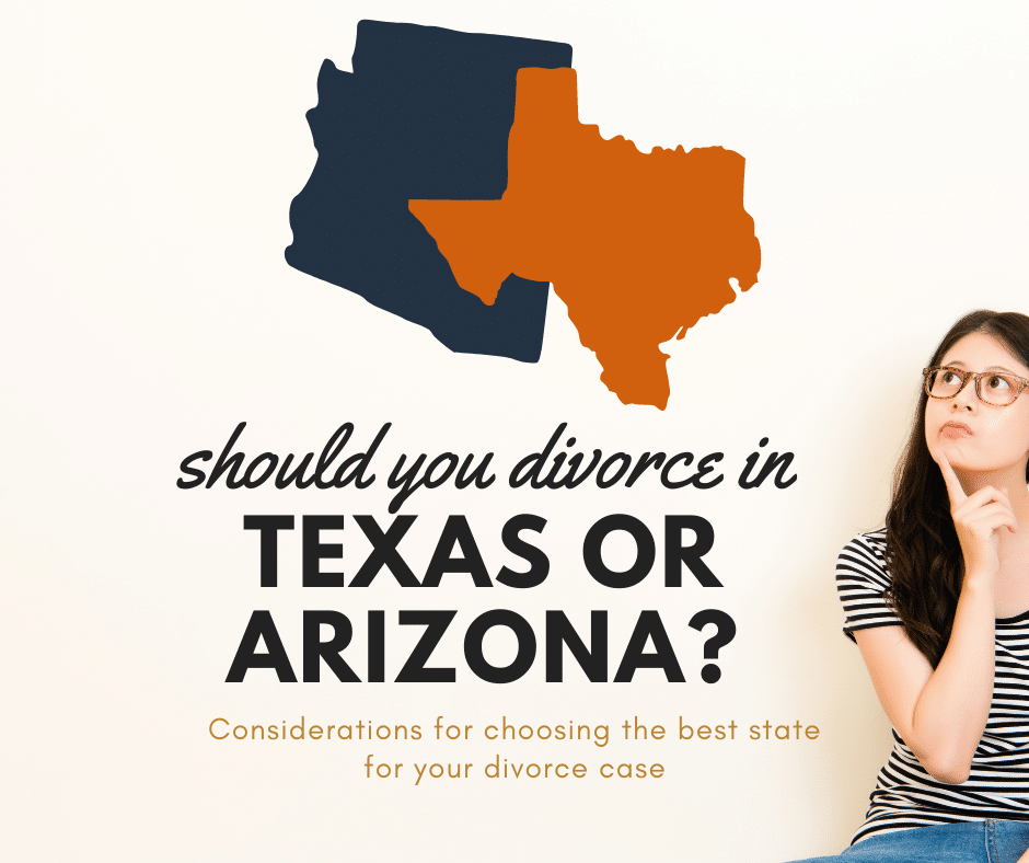 Texas or Arizona: which state is best for your divorce?