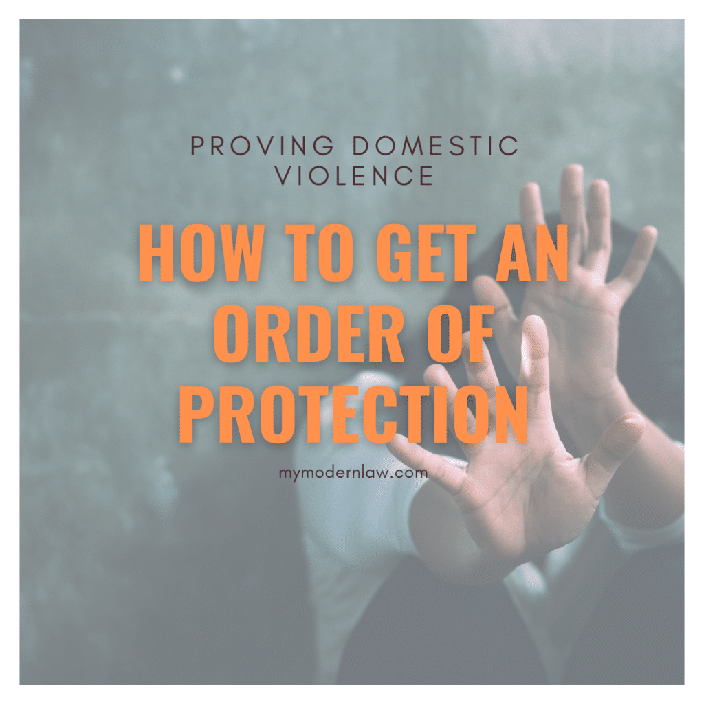 Order of Protection Modern Law Blog Post