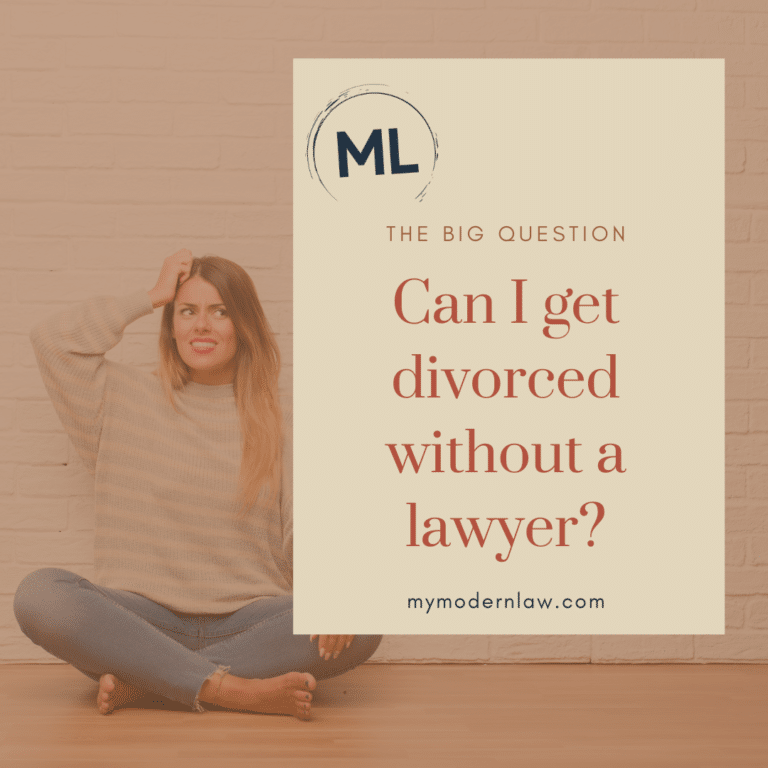 Can I Get a Divorce Without a Lawyer? Modern Law