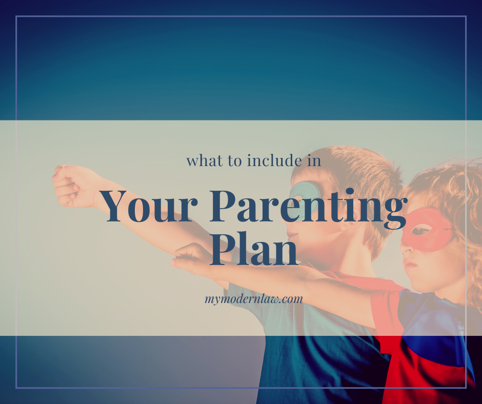 Parenting Plan Examples