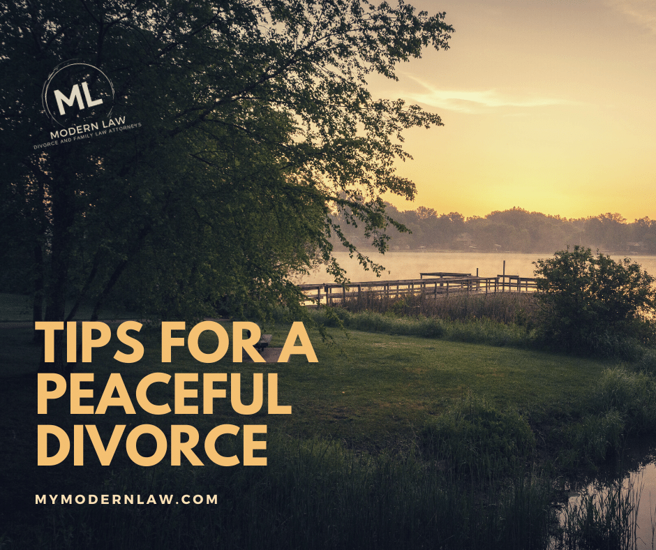 Tips for a peaceful divorce