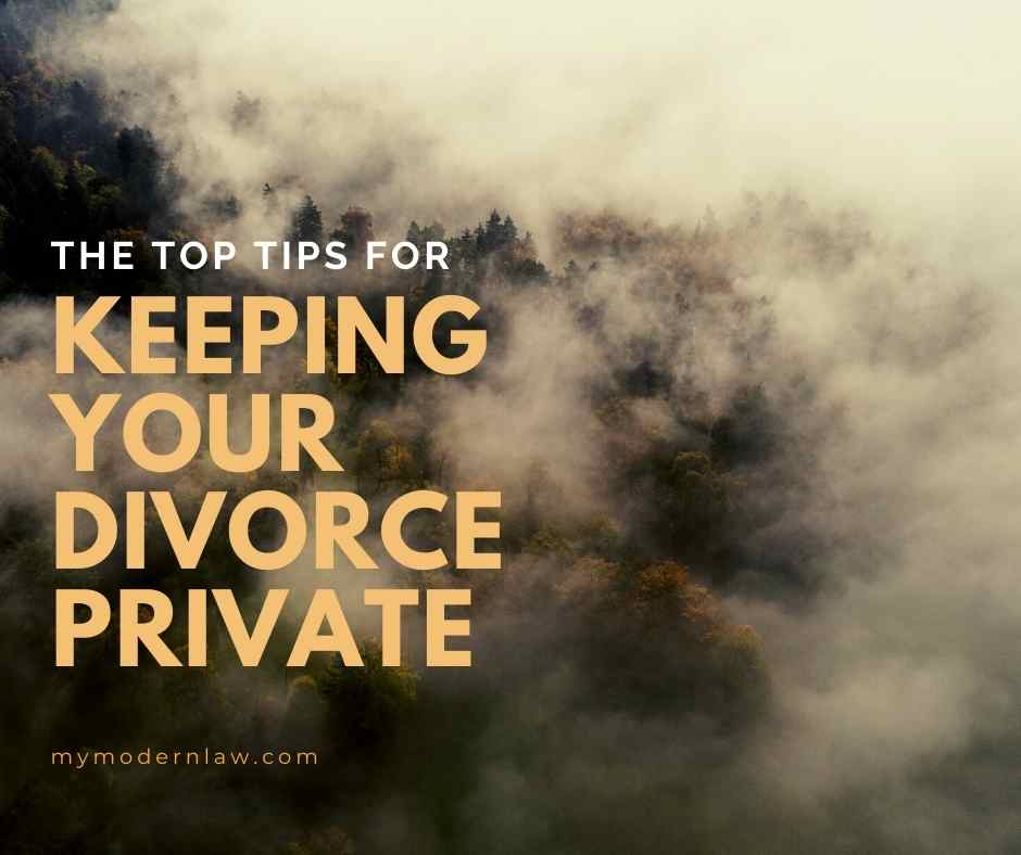 Keeping Your Divorce Private