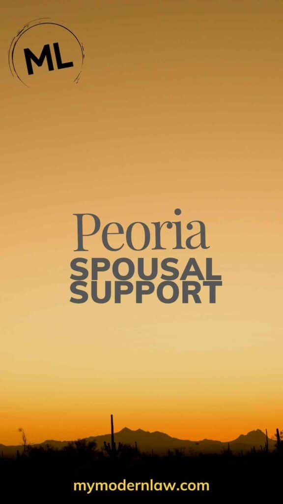 Peoria Spousal Support