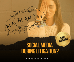 social media during litigation