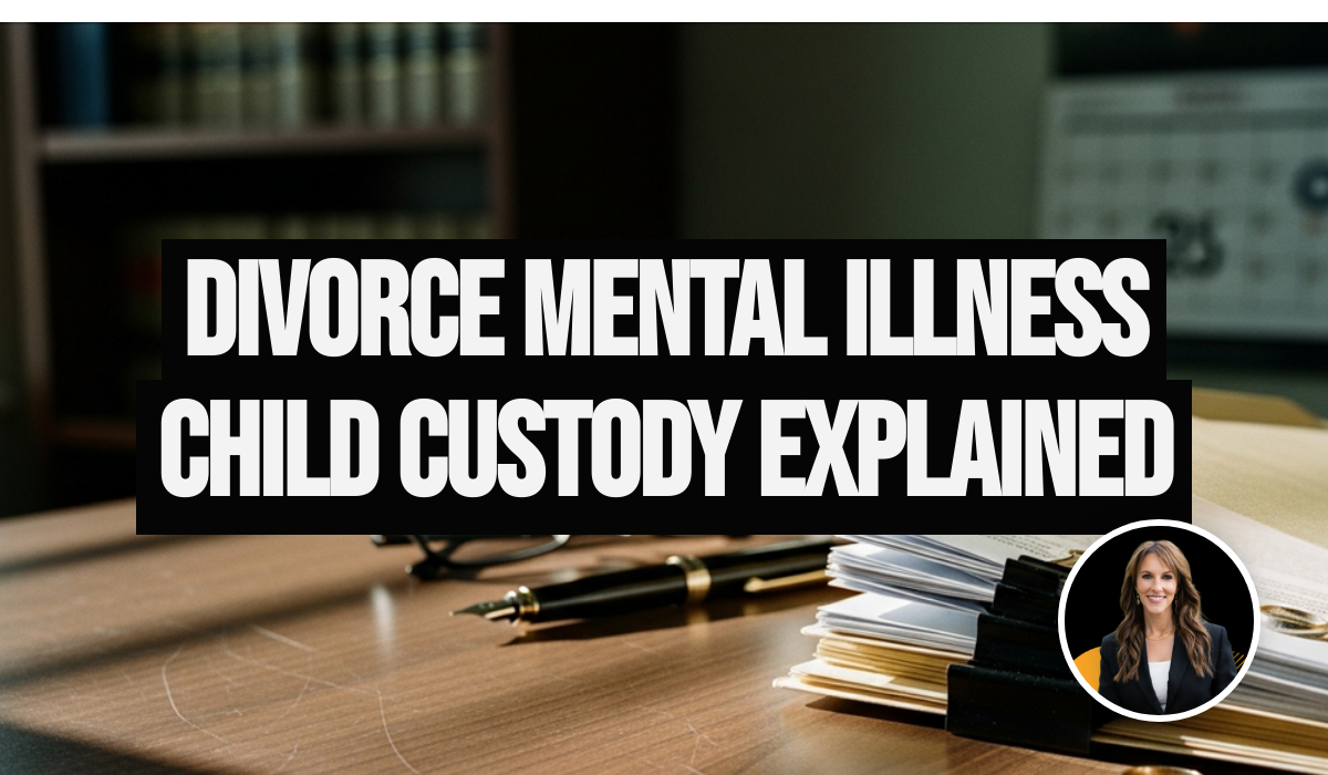 Navigating Divorce and Co-Parenting Challenges When a Spouse Has a Mental Illness